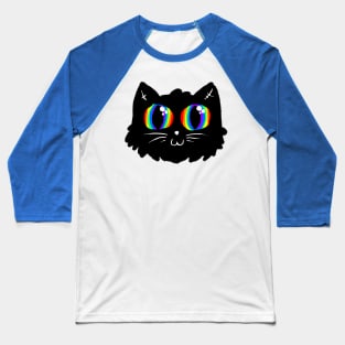 Queer Cat - Gay Baseball T-Shirt